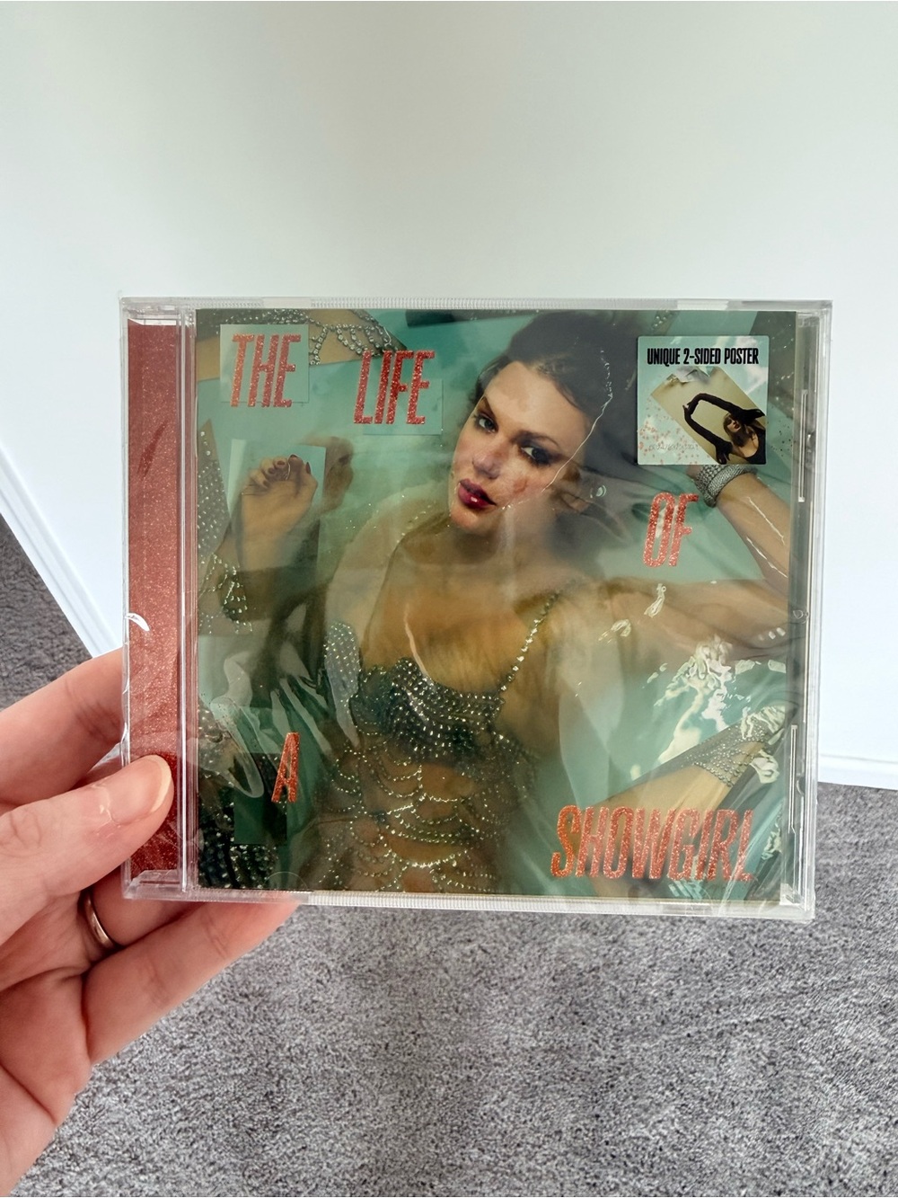 Taylor Swift The Life of a Showgirl CD - Pink & Green